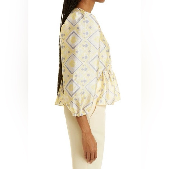 BAUM UND PFERDGARTEN MALLOW / YELLOW Top NWT 38 or US 4/6 - Picture 2 of 4